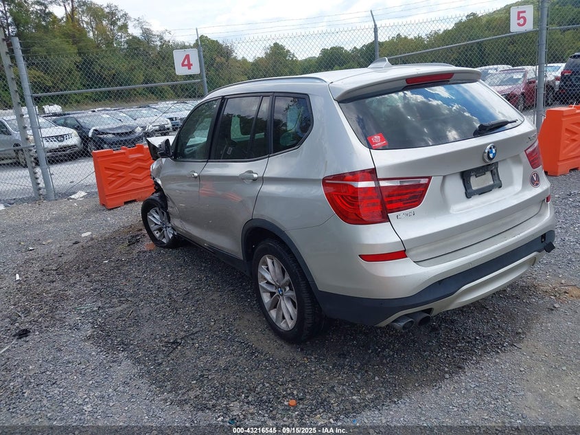 Vin: 5uxwx9c5xg0d86987, lot: 43711038, bmw x3 xdrive28i 20163