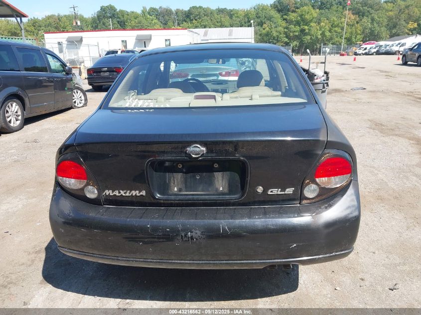2000 Nissan Maxima Gle/Gxe/Se VIN: JN1CA31AXYT222898 Lot: 43216562