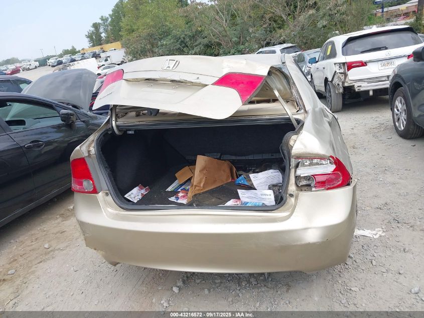 2008 Honda Civic Lx VIN: 1HGFA16508L087006 Lot: 43216572