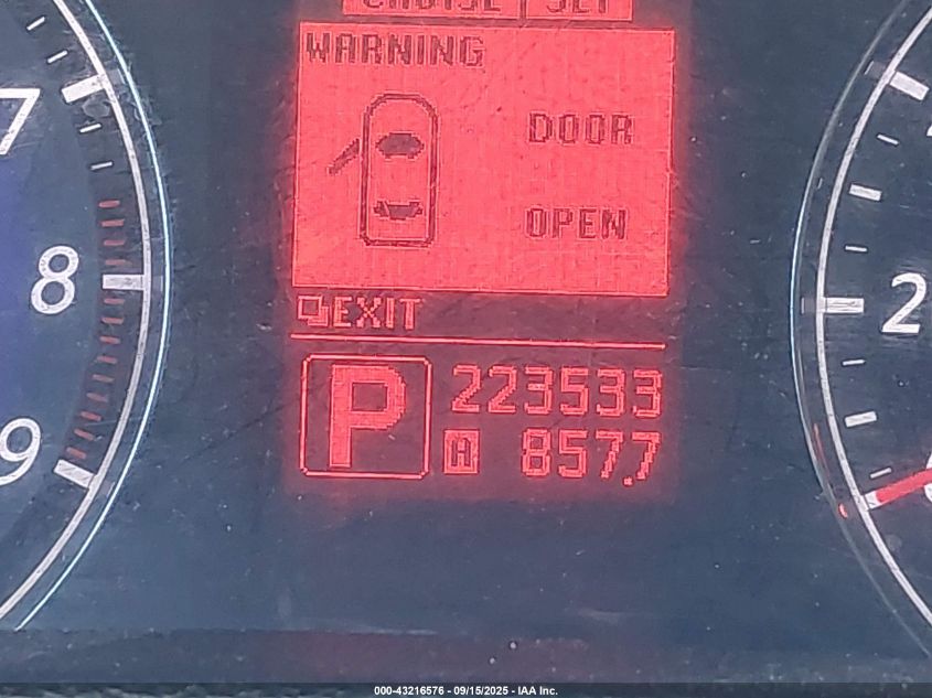 2008 Infiniti G35X VIN: JNKBV61F78M267798 Lot: 43216576