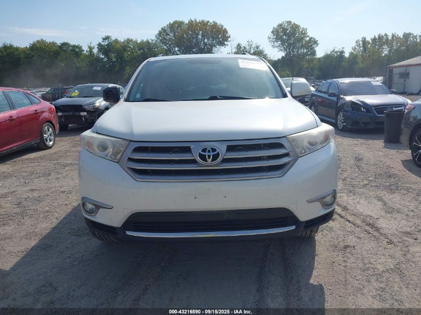 2013 Toyota Highlander Se V6 VIN: 5TDBK3EH4DS279040 Lot: 43216590