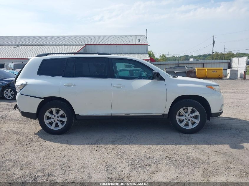2013 Toyota Highlander Se V6 VIN: 5TDBK3EH4DS279040 Lot: 43216590
