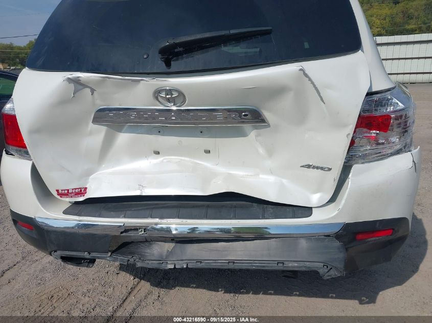 2013 Toyota Highlander Se V6 VIN: 5TDBK3EH4DS279040 Lot: 43216590