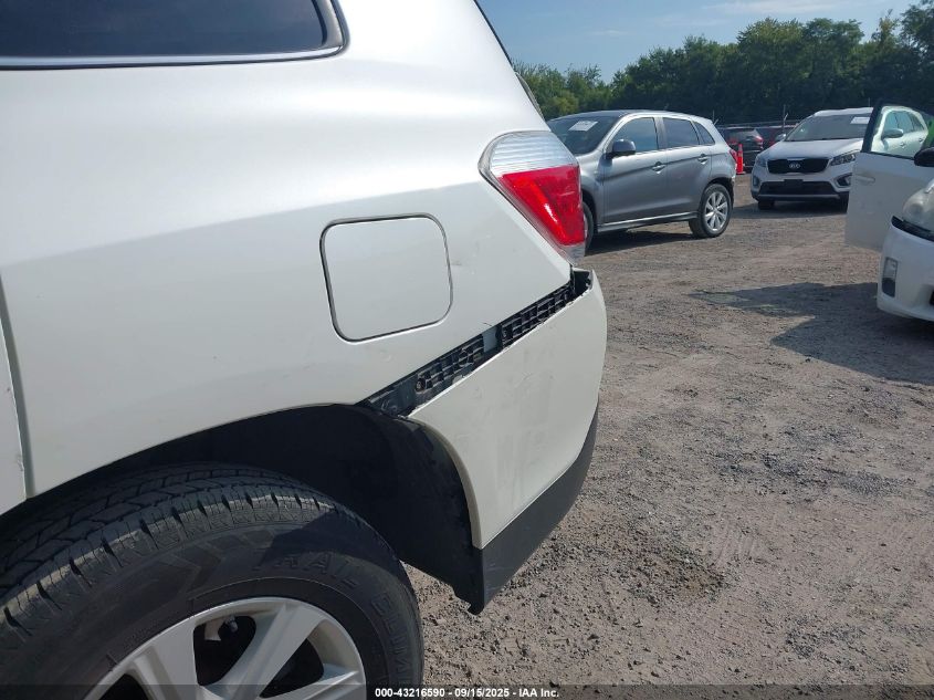 2013 Toyota Highlander Se V6 VIN: 5TDBK3EH4DS279040 Lot: 43216590