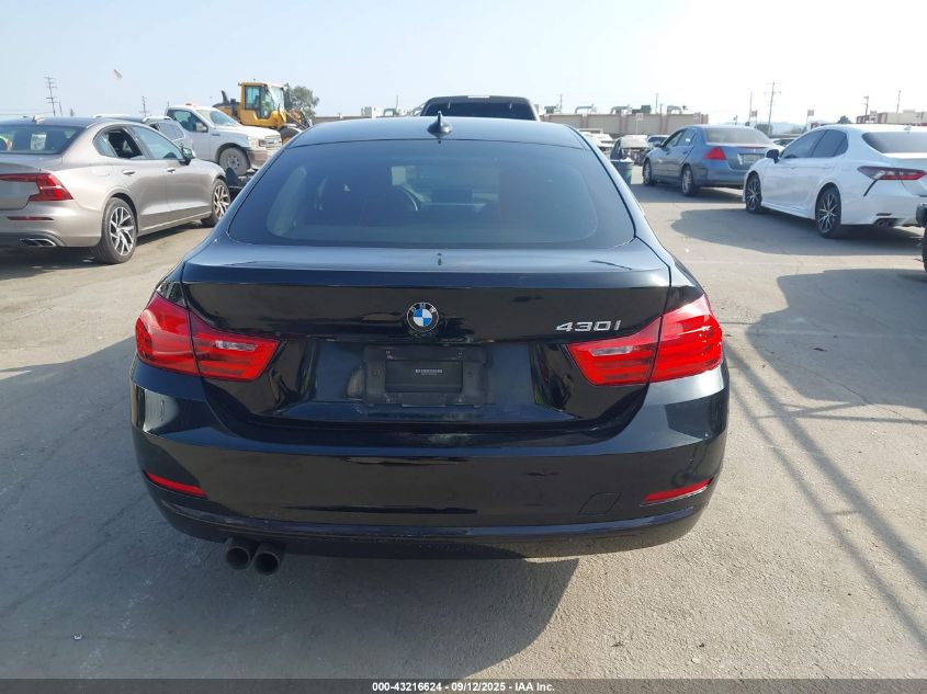 2017 BMW 430I Gran Coupe VIN: WBA4F7C58HG786338 Lot: 43216624