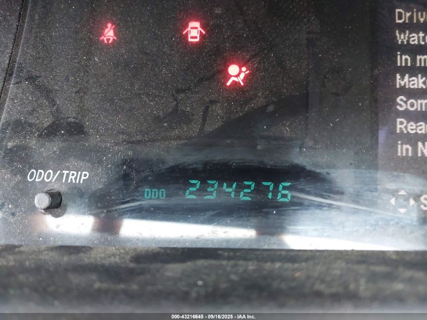 2003 Toyota Avalon Xls VIN: 4T1BF28B93U321309 Lot: 43216645