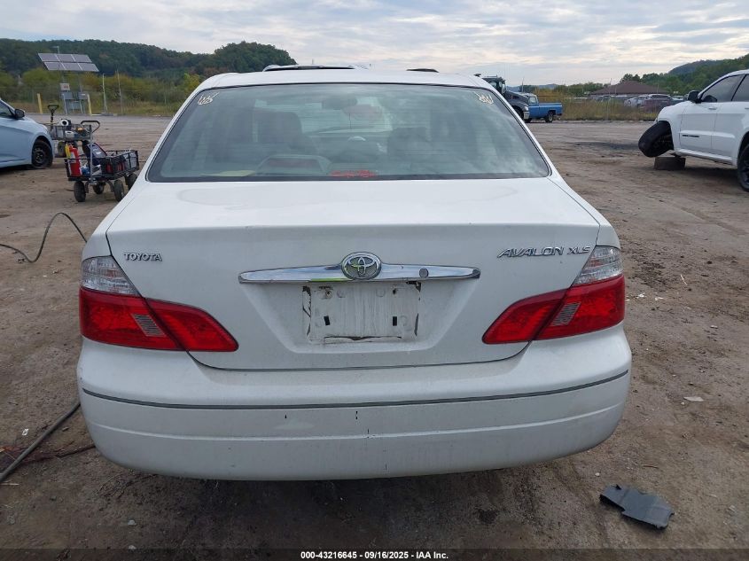 2003 Toyota Avalon Xls VIN: 4T1BF28B93U321309 Lot: 43216645