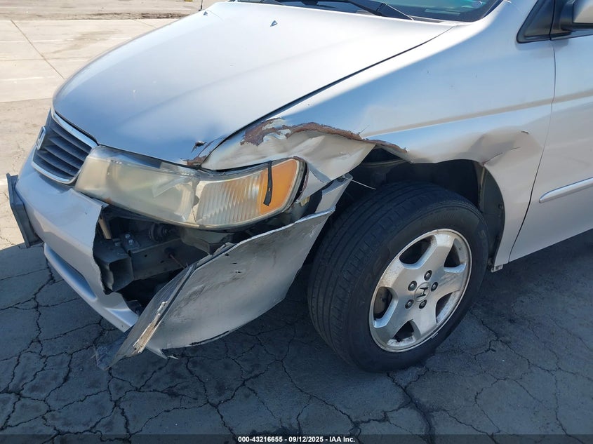 2001 Honda Odyssey Ex VIN: 2HKRL18681H545381 Lot: 43216655