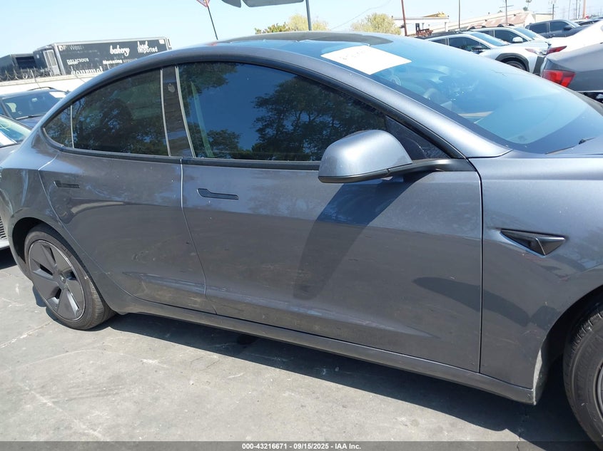 2023 Tesla Model 3 Rear-Wheel Drive VIN: 5YJ3E1EA8PF624596 Lot: 43216671