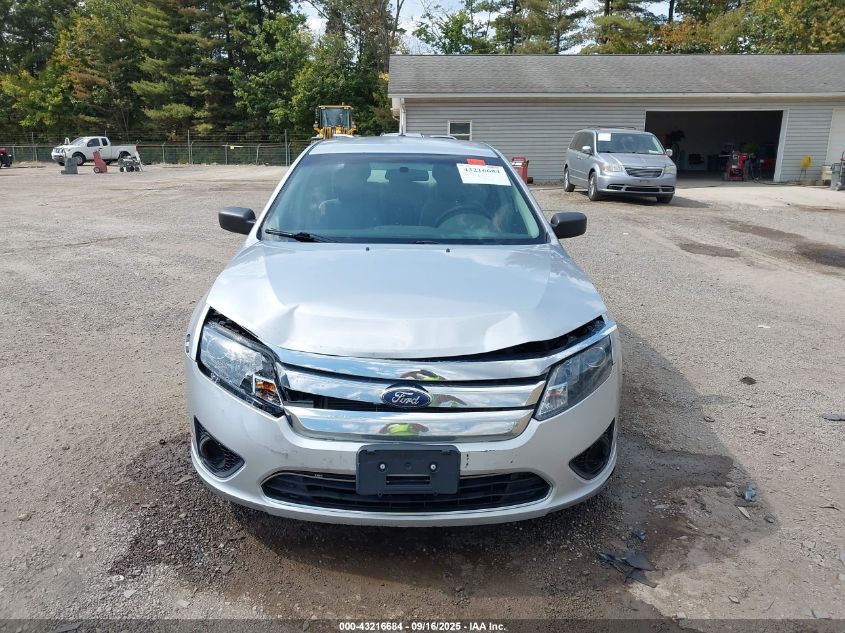 2012 Ford Fusion S VIN: 3FAHP0GAXCR175072 Lot: 43216684
