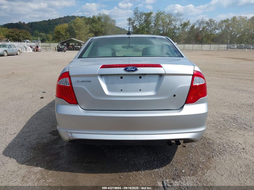 2012 Ford Fusion S VIN: 3FAHP0GAXCR175072 Lot: 43216684