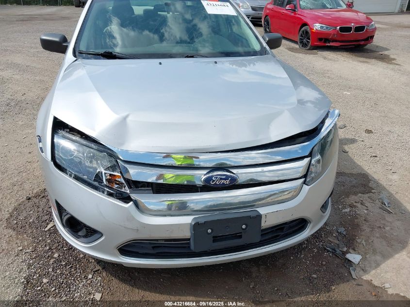 2012 Ford Fusion S VIN: 3FAHP0GAXCR175072 Lot: 43216684