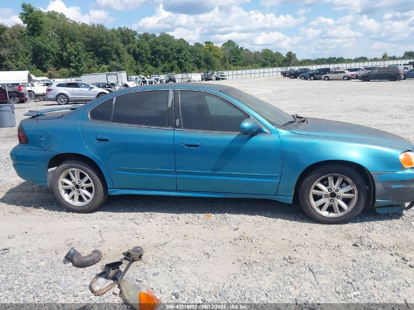 2005 Pontiac Grand Am Se VIN: 1G2NE52E75M250773 Lot: 43216692