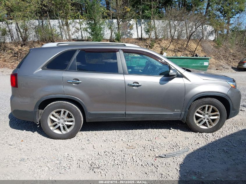 2014 Kia Sorento Lx VIN: 5XYKTCA6XEG454813 Lot: 43216715