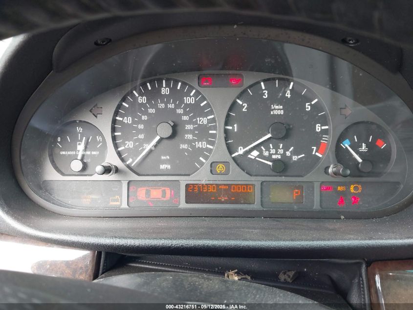 2002 BMW 325I VIN: WBAET37492NG73611 Lot: 43216751