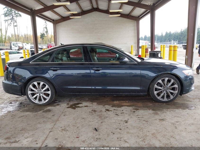 2014 Audi A6 2.0T Premium VIN: WAUGFAFC6EN050302 Lot: 43216753