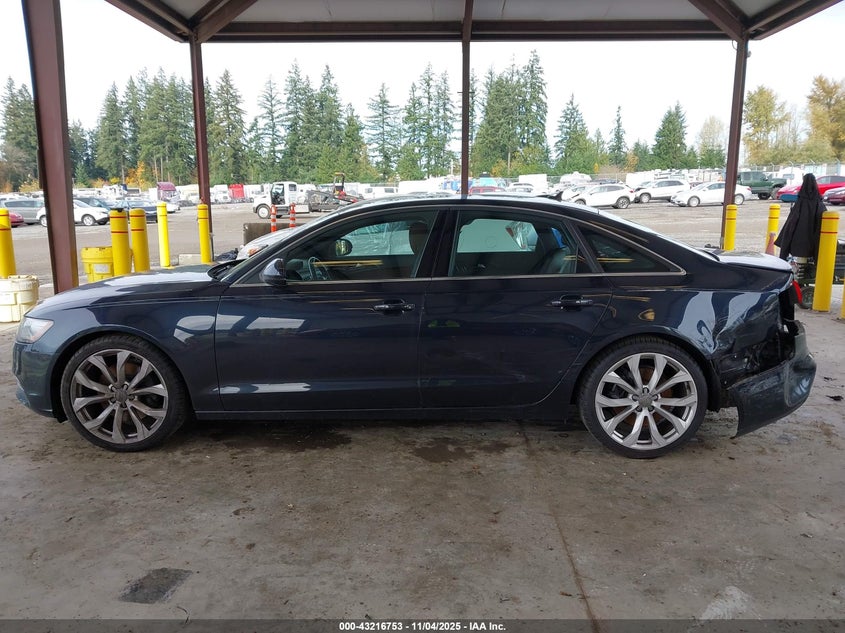 2014 Audi A6 2.0T Premium VIN: WAUGFAFC6EN050302 Lot: 43216753