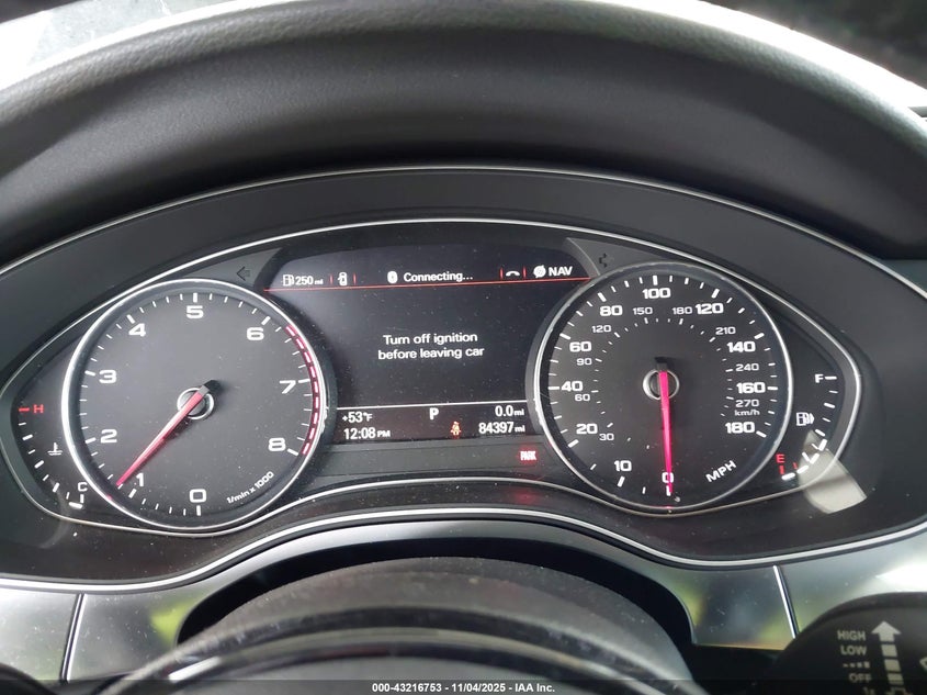 2014 Audi A6 2.0T Premium VIN: WAUGFAFC6EN050302 Lot: 43216753