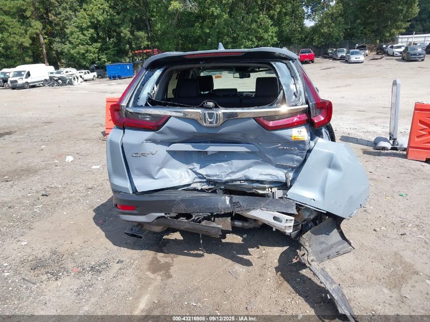 2020 Honda Cr-V Awd Touring VIN: 5J6RW2H99LL008289 Lot: 43216908