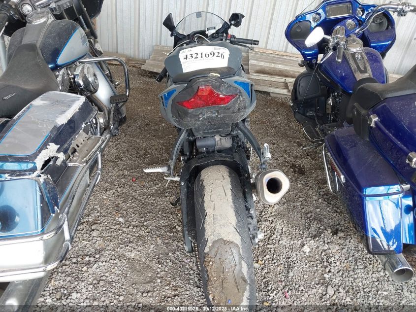 2025 Kawasaki Zx636 K VIN: JKBZXJK19SA008714 Lot: 43216926