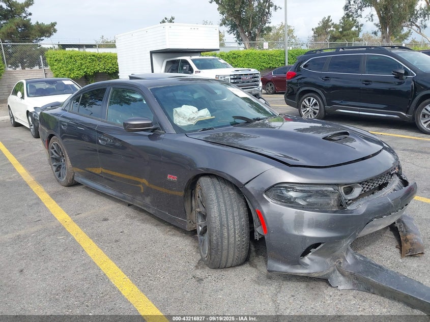 2019 DODGE CHARGER SCAT PACK RWD - 2C3CDXGJ6KH553389