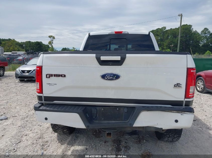 2016 Ford F-150 Xlt VIN: 1FTEW1EG4GFD39206 Lot: 43216939
