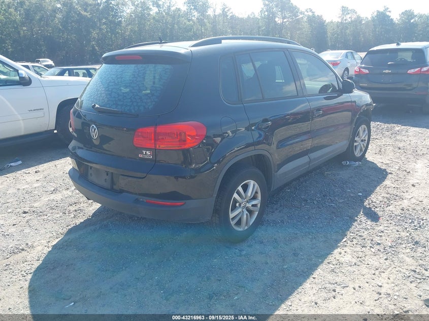 2016 VOLKSWAGEN TIGUAN S WVGBV7AX0GW001702