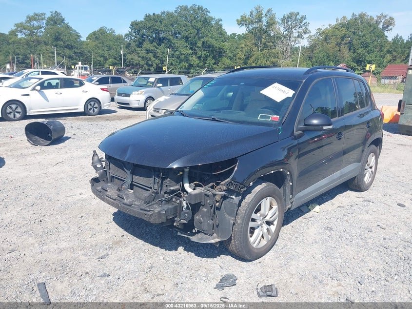 2016 VOLKSWAGEN TIGUAN S WVGBV7AX0GW001702