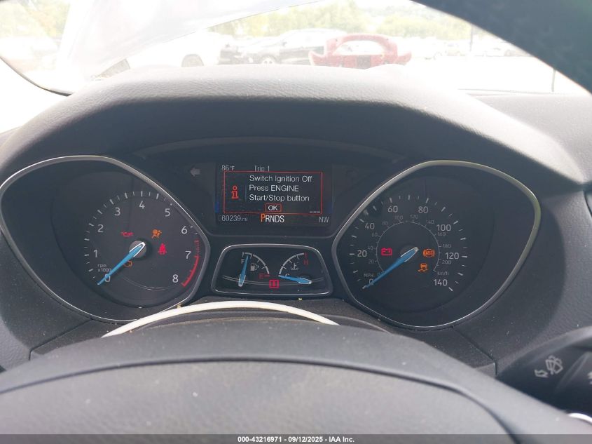 2017 Ford Focus Titanium VIN: 1FADP3J20HL238784 Lot: 43216971