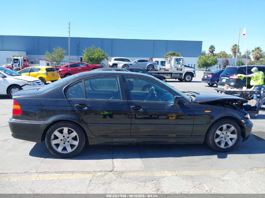 2004 BMW 325I VIN: WBAAZ33454KP82541 Lot: 43217026