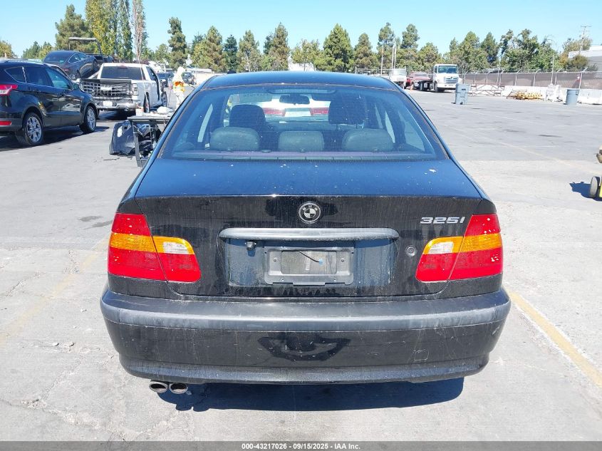 2004 BMW 325I VIN: WBAAZ33454KP82541 Lot: 43217026