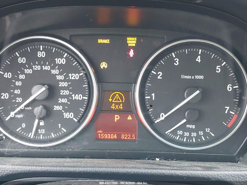 2011 BMW 328I xDrive VIN: WBAPK5C52BA659222 Lot: 43217086