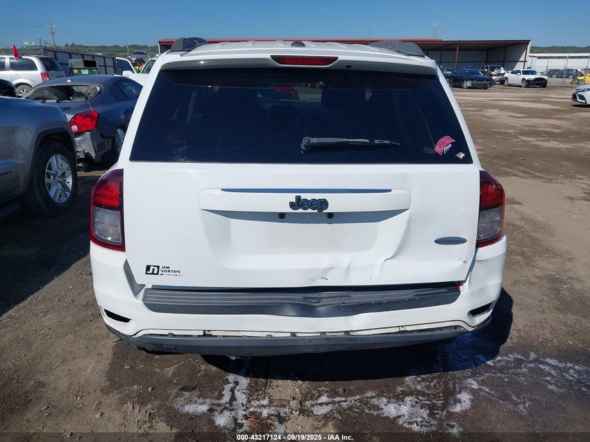 2014 Jeep Compass Latitude VIN: 1C4NJCEB3ED628665 Lot: 43217124