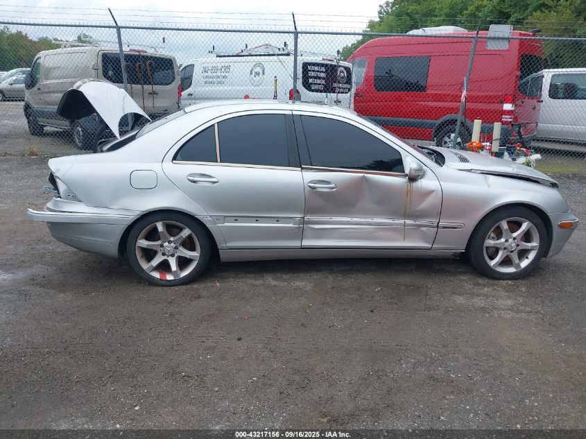 2002 Mercedes-Benz C 320 VIN: WDBRF64J92F160601 Lot: 43217156