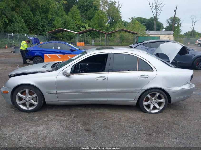 2002 Mercedes-Benz C 320 VIN: WDBRF64J92F160601 Lot: 43217156