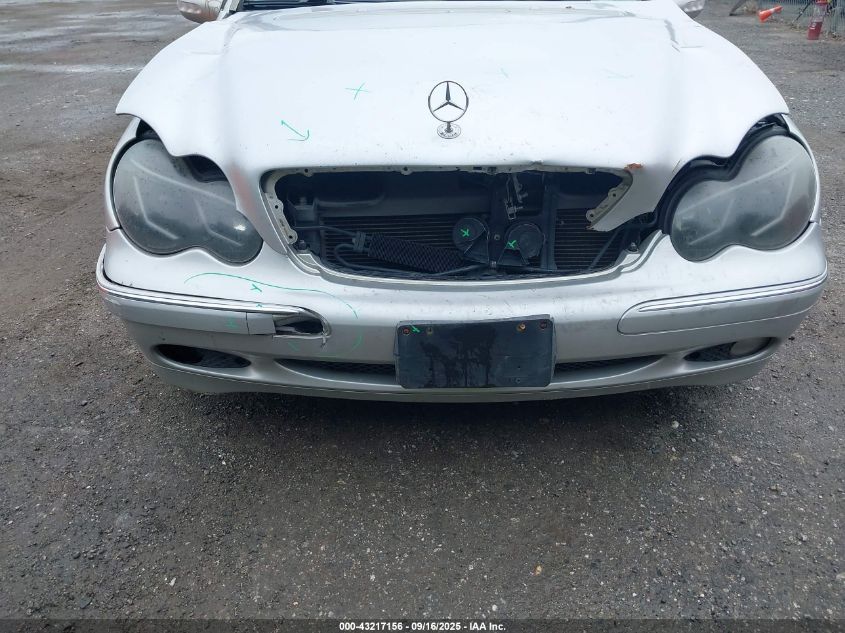 2002 Mercedes-Benz C 320 VIN: WDBRF64J92F160601 Lot: 43217156