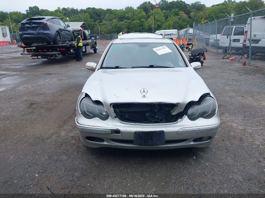 2002 Mercedes-Benz C 320 VIN: WDBRF64J92F160601 Lot: 43217156