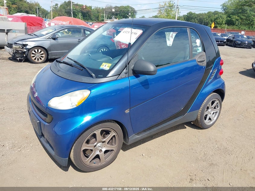 WMEEJ31XX8K154278 2008 SMART FORTWO photo no. 2