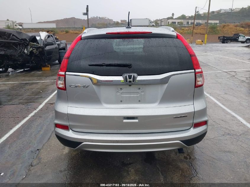 2016 Honda Cr-V Touring VIN: 5J6RM3H90GL031090 Lot: 43217183