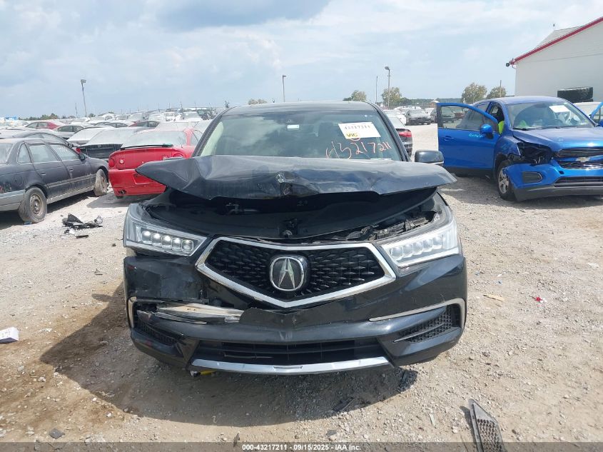 2019 Acura Mdx Tech Pkg VIN: 5J8YD4H52KL005170 Lot: 43217211
