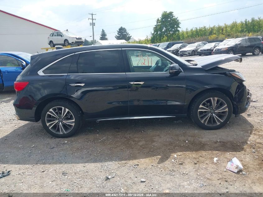 2019 Acura Mdx Tech Pkg VIN: 5J8YD4H52KL005170 Lot: 43217211