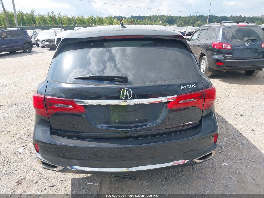 2019 Acura Mdx Tech Pkg VIN: 5J8YD4H52KL005170 Lot: 43217211