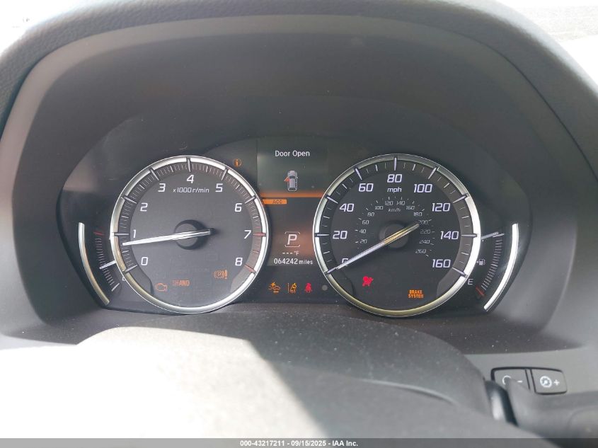 2019 Acura Mdx Tech Pkg VIN: 5J8YD4H52KL005170 Lot: 43217211