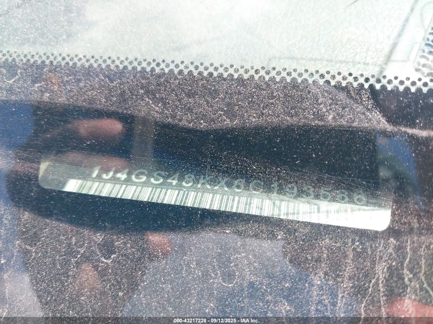 2006 Jeep Grand Cherokee Laredo VIN: 1J4GS48KX6C193586 Lot: 43217228