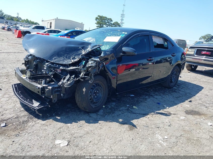 2017 Toyota Corolla 1.8 Le Black Lot 111043217246 Vin 5YFBURHE7HP653637