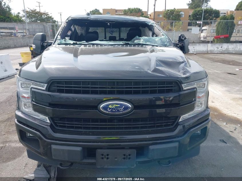 2019 Ford F-150 Lariat VIN: 1FTEW1E43KFA87379 Lot: 43217275