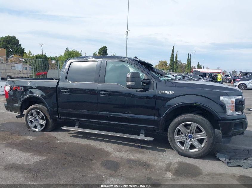 2019 Ford F-150 Lariat VIN: 1FTEW1E43KFA87379 Lot: 43217275