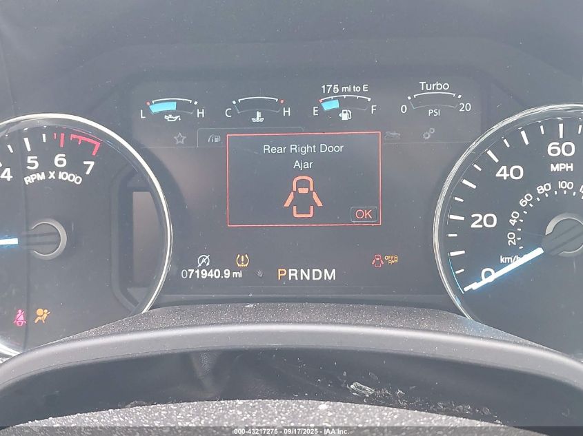 2019 Ford F-150 Lariat VIN: 1FTEW1E43KFA87379 Lot: 43217275