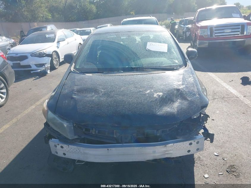 2012 Honda Civic Lx VIN: 19XFB2F56CE384378 Lot: 43217300