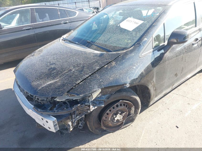 2012 Honda Civic Lx VIN: 19XFB2F56CE384378 Lot: 43217300